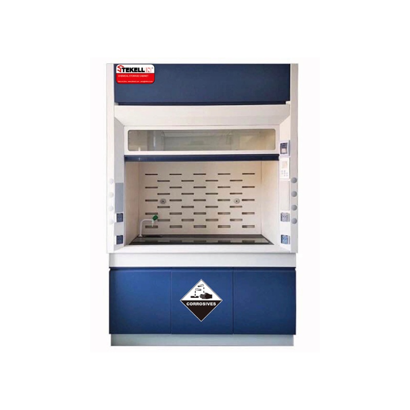 Hotte en métal, avec conduit, pour 1 à 3 membres du personnel de laboratoire