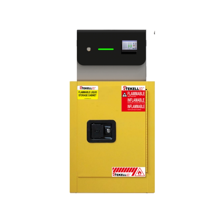 Boîte futée portative de Filtration, équipement autonome de filtre pour les armoires de stockage de produits chimiques, couleur noire et blanche, avec l’écran