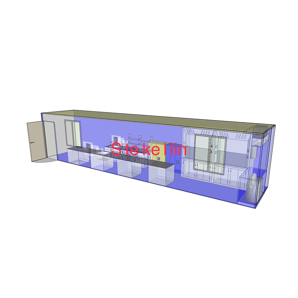 Conteneur extérieur de laboratoire, laboratoires mobiles, conteneur 20Feet / 40Feet